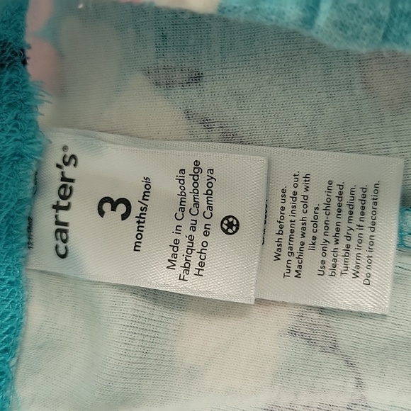 Carter's Baby Girl's Floral Pants - Picture 4 of 8